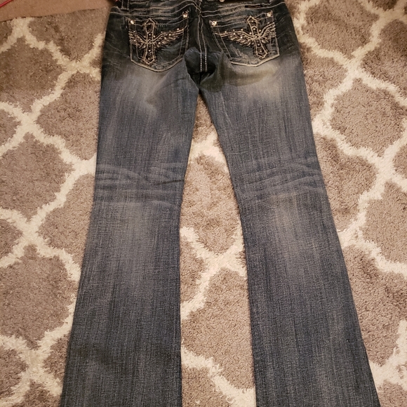 ●SOLD ON MERC● Miss Me Jeans boot cut- 34 inseam - Picture 7 of 14